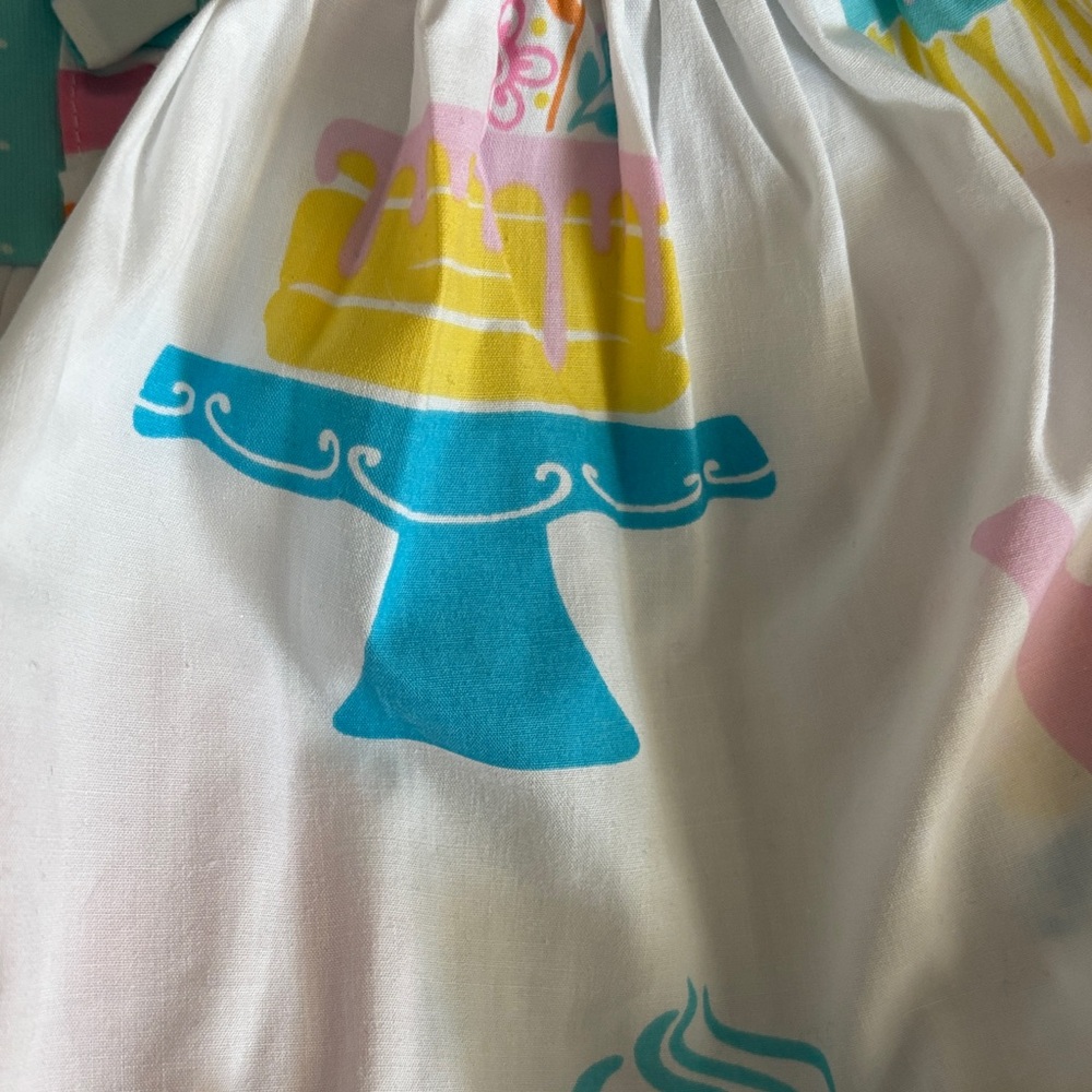 Eleanor Rose Tea Party Birthday Party Teapot  Kids Baby Dress Colorful Size 12M - Picture 6 of 8